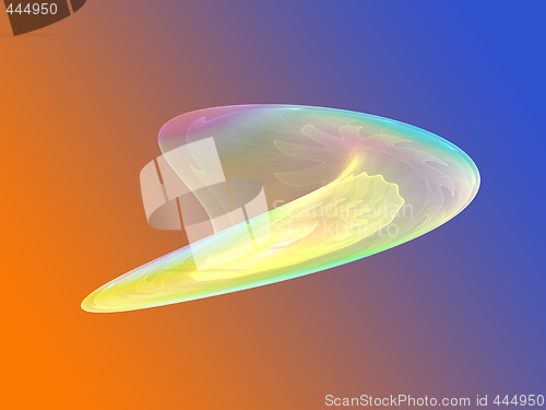 Image of Wavy glowing colors