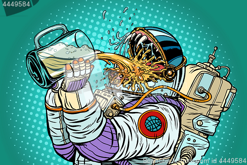 Image of Astronaut mutant, thirst for beer