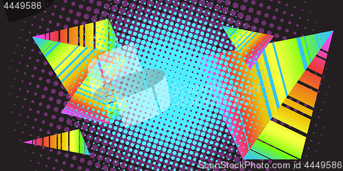 Image of background triangles 80s