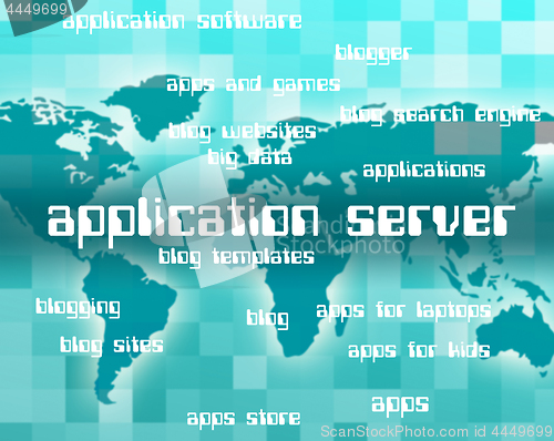 Image of Application Server Means Programs Text And Servers