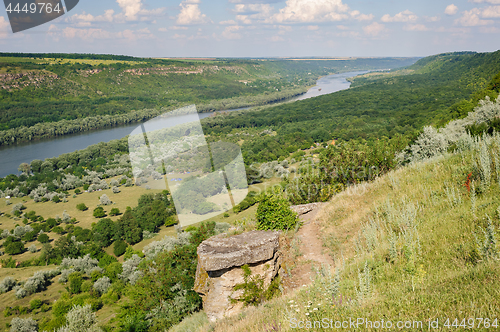 Image of Typical view of Dniester river, Moldova