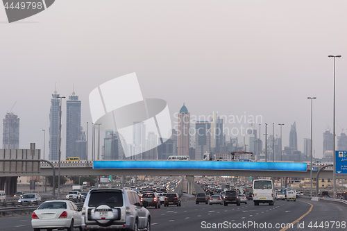 Image of Dubai traffic jam