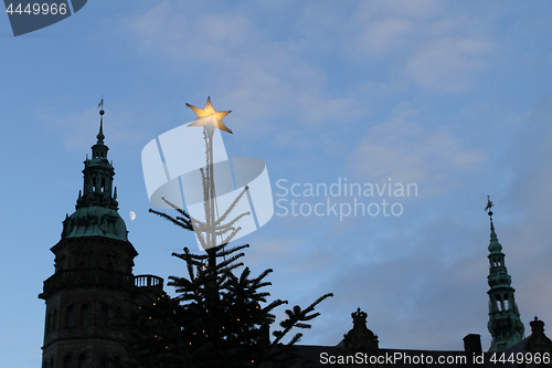 Image of Kronborg Castle at christmas