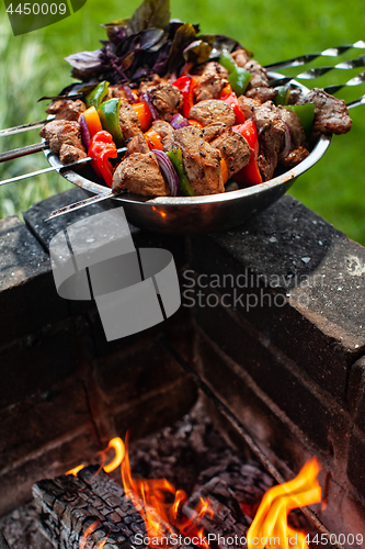 Image of Shashlik And Fire