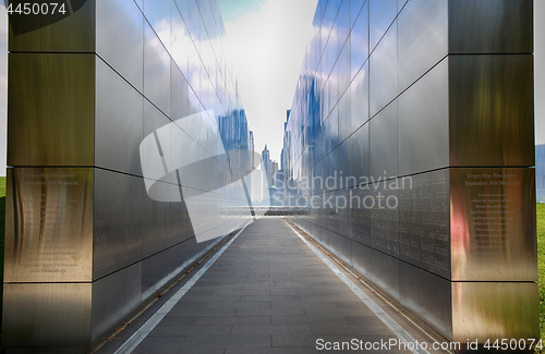 Image of New Jersey, USA - September 17, 2018: Empty Sky Memorial New Yor