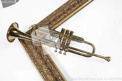 Image of Trumpet And Frame