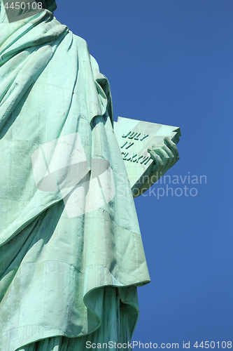 Image of Declaration of Independence, The Statue of Liberty at New York C