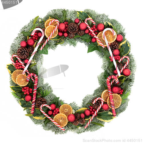 Image of Festive Christmas Wreath