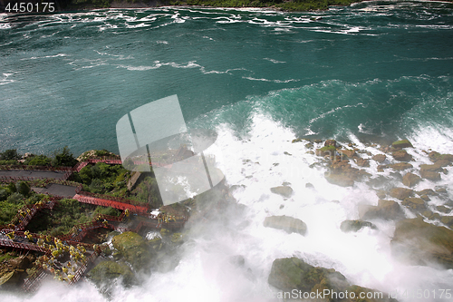 Image of Bautiful view of Niagara Falls, New York State, USA