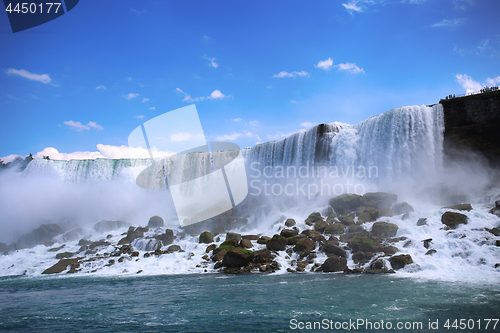 Image of Bautiful view of Niagara Falls, New York State, USA