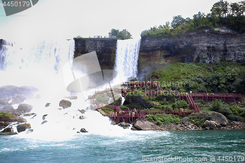 Image of Bautiful view of Niagara Falls, New York State, USA