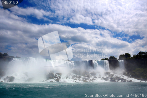 Image of Bautiful view of Niagara Falls, New York State, USA