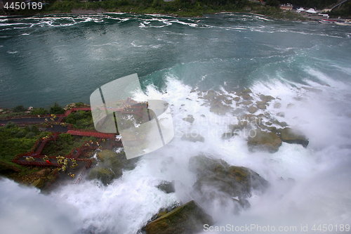 Image of Bautiful view of Niagara Falls, New York State, USA