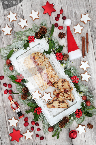 Image of Traditional Stollen Christmas Cake