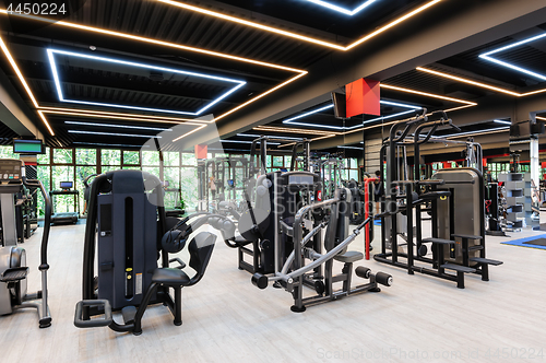 Image of Modern gym interior