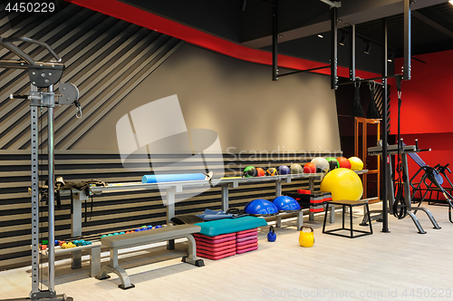 Image of Modern gym interior