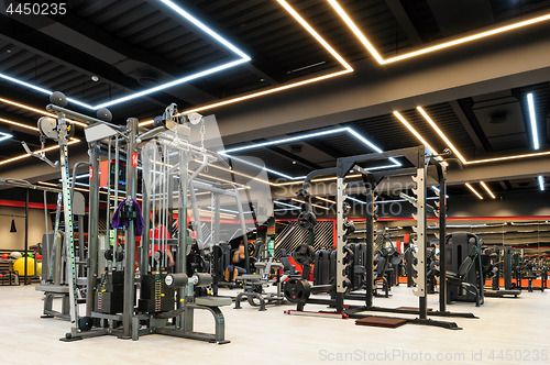 Image of Modern gym interior