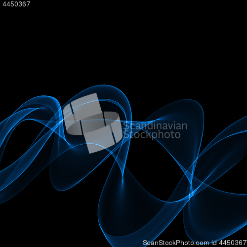 Image of Abstract blue fume 