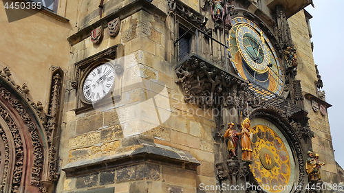 Image of Old Town Hall Tower with Astronomical clock in Prague