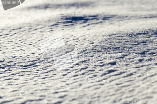 Image of Photo snow, close-up