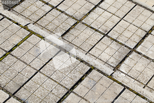 Image of concrete tiles, stairs