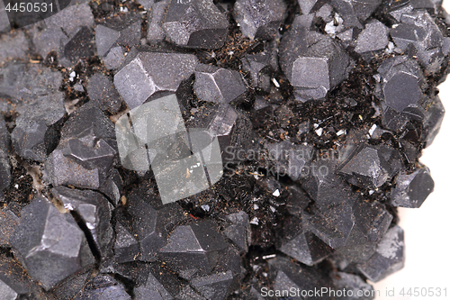 Image of galena crystal background