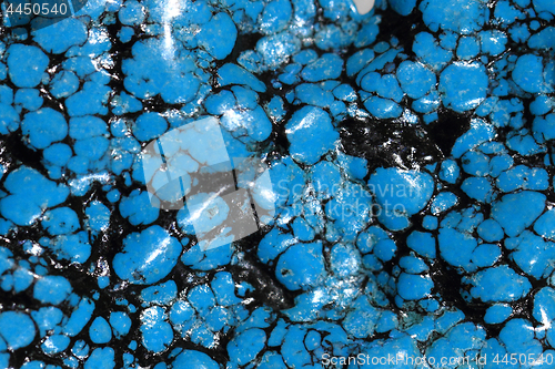 Image of turquoise blue mineral background