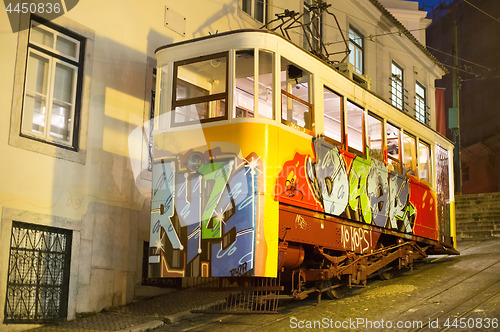 Image of Lisbon funicular, Portugal