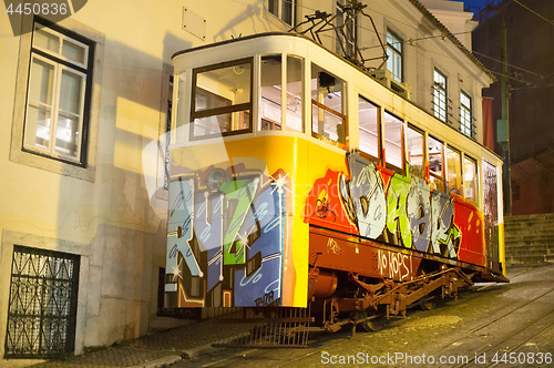 Image of Lisbon funicular, Portugal