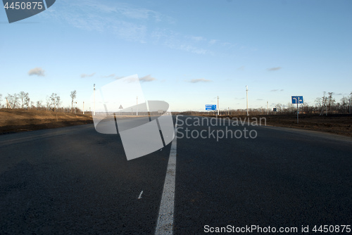 Image of road markings a long white stripe