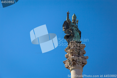 Image of Santo Oronzo Column in Lecce, Italy