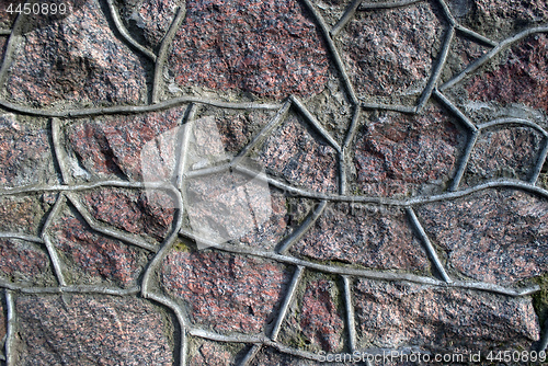 Image of old granite wall