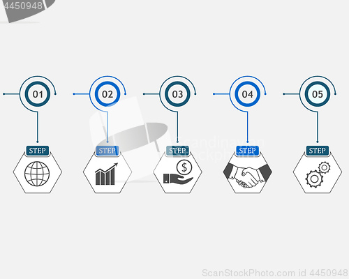 Image of different business icons
