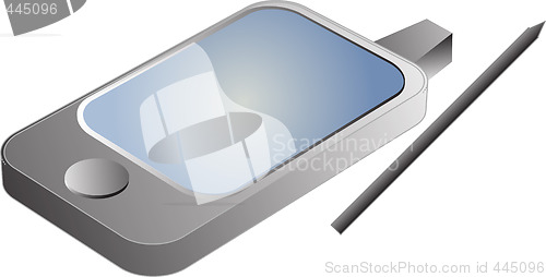 Image of PDA phone illustration