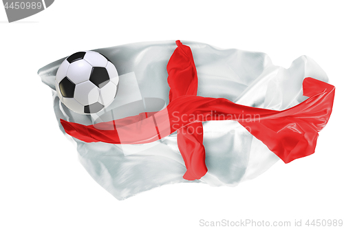 Image of The national flag of England. FIFA World Cup. Russia 2018