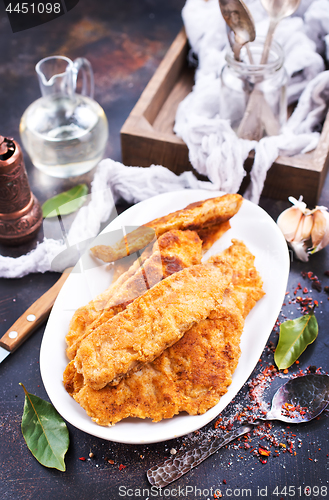 Image of fried fish fillets