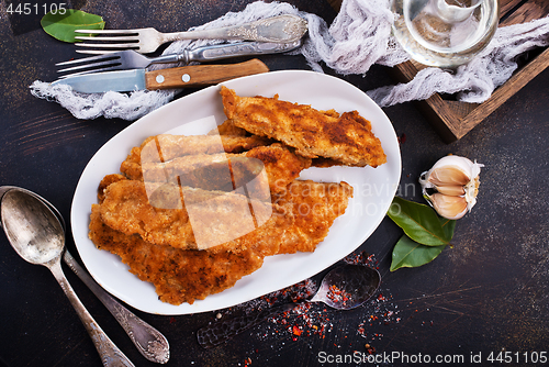 Image of fried fish fillets