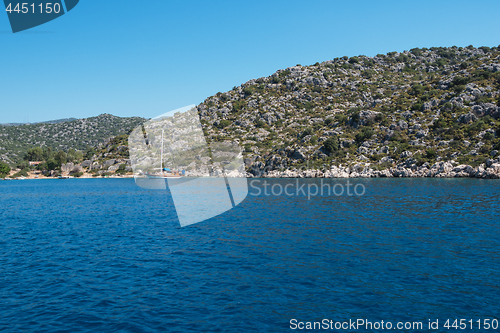 Image of ancient city on the Kekova