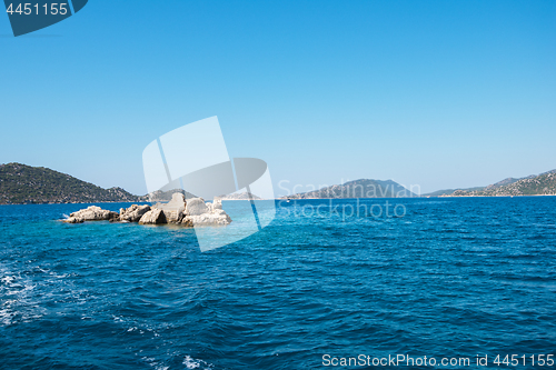 Image of ancient city on the Kekova