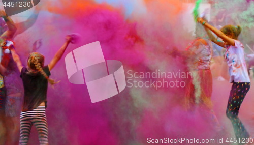 Image of Holi color festival