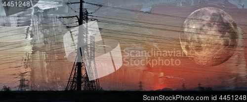 Image of electric power transmission