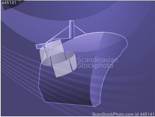 Image of Ship naval transport illustration