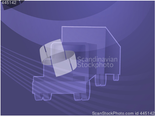 Image of Truck land transport illustration