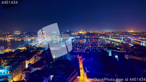 Image of Night lights of Istanbul