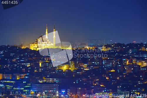 Image of Night lights of Istanbul