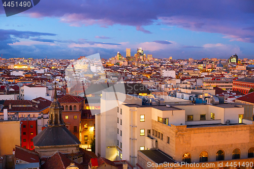 Image of Madrid cityscape, Spain