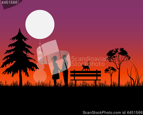 Image of couple in love