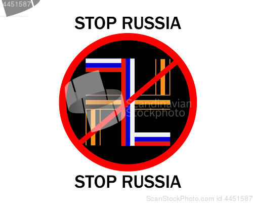 Image of stop sign russia