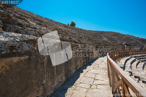 Image of Roman amphitheatre in the ruins of Hierapolis