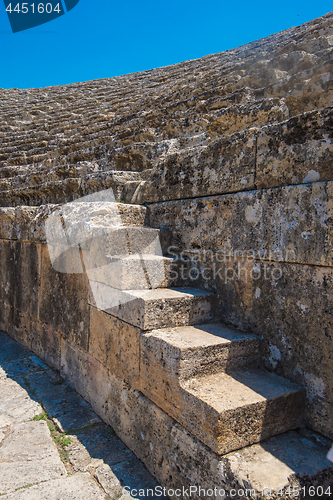 Image of Roman amphitheatre in the ruins of Hierapolis